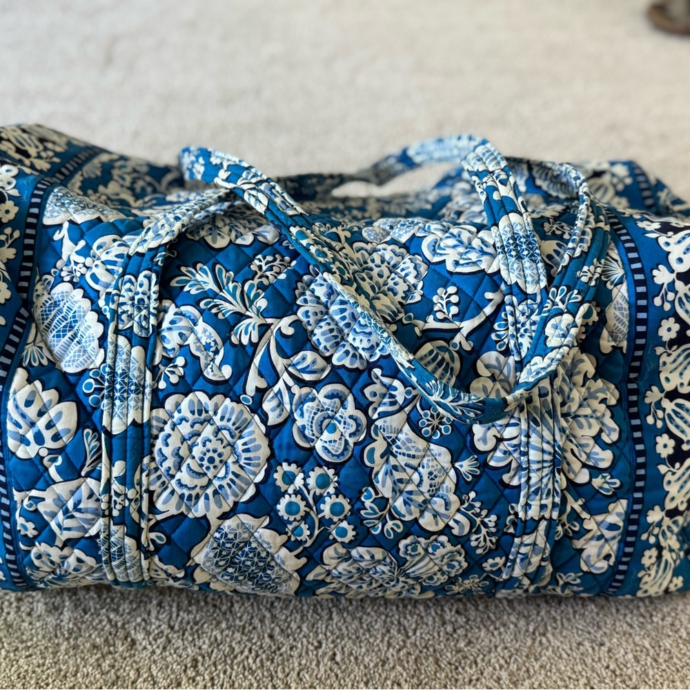 Vera Bradley Blue and White Paisley Travel Bags